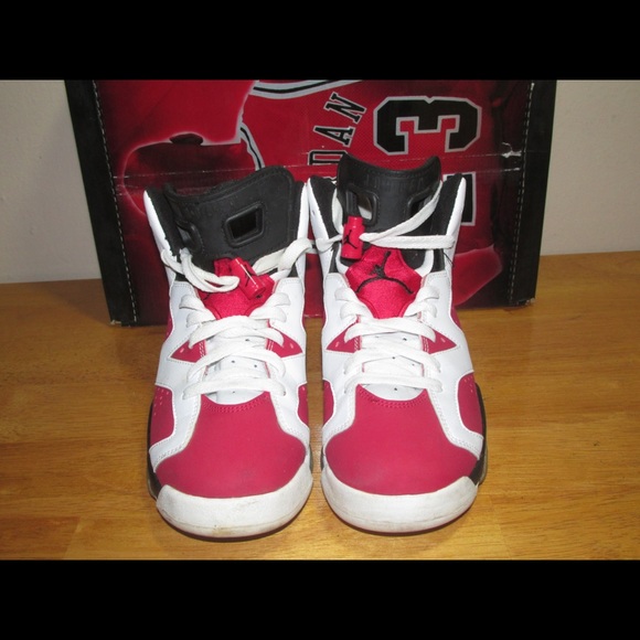 Authentic Nike Air Jordan 6 retro carmine GS Countdown pack - Picture 9 of 10